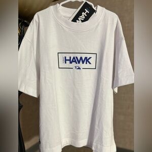 Zara x Tony Hawk White Tee with Blue Graphic